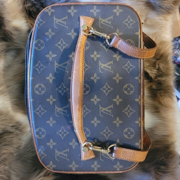 Louis Vuitton Monogram Nice Vanity 2way Shoulder Bag Train Case GM Authentic - Picture 15 of 15